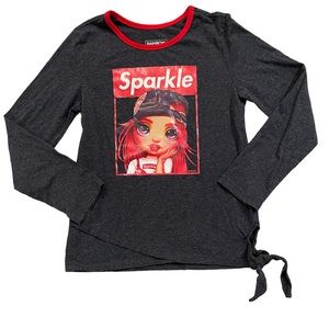 Girls Rainbow High Sparkle long sleeve t-shirt - size 7/8